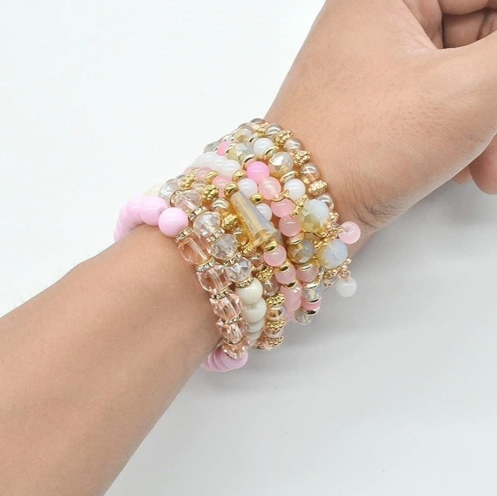 Bohemian Beaded Woman's Bracelets NWT - Picture 7 of 7